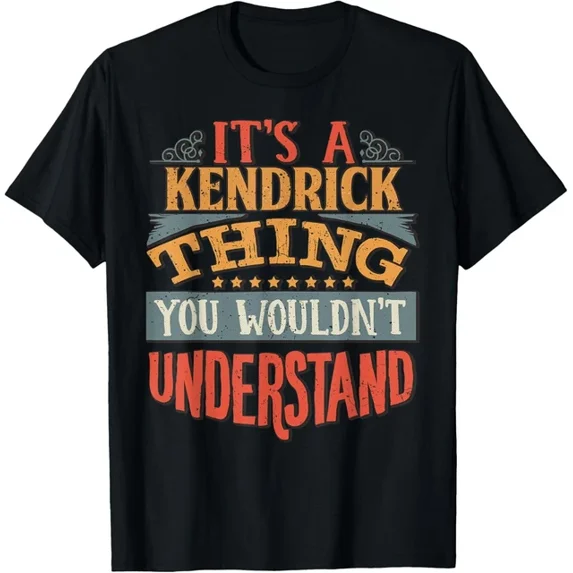 Kendrick Name T-Shirt Unisex S-5XL Hot Trending Shirt, Vintage Birthday Gift