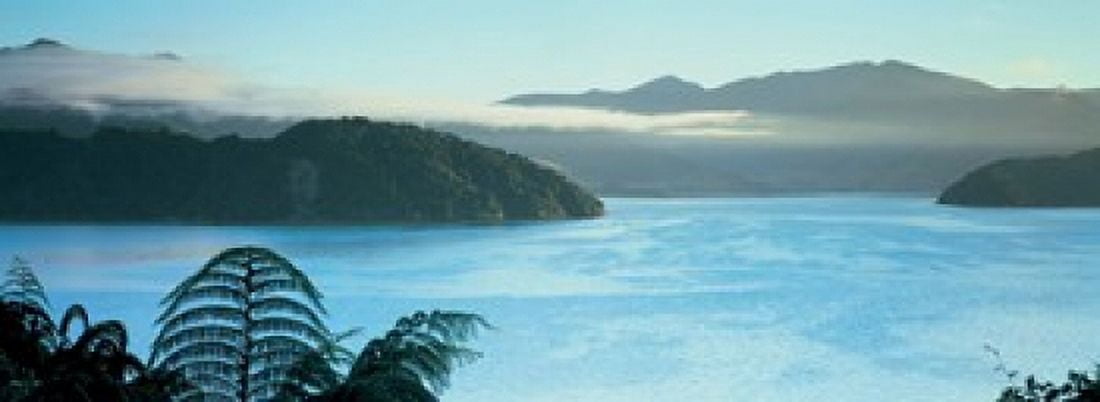 Kenepuru Marlborough Sound New Zealand Canvas Art - Panoramic Images (18 x 7)