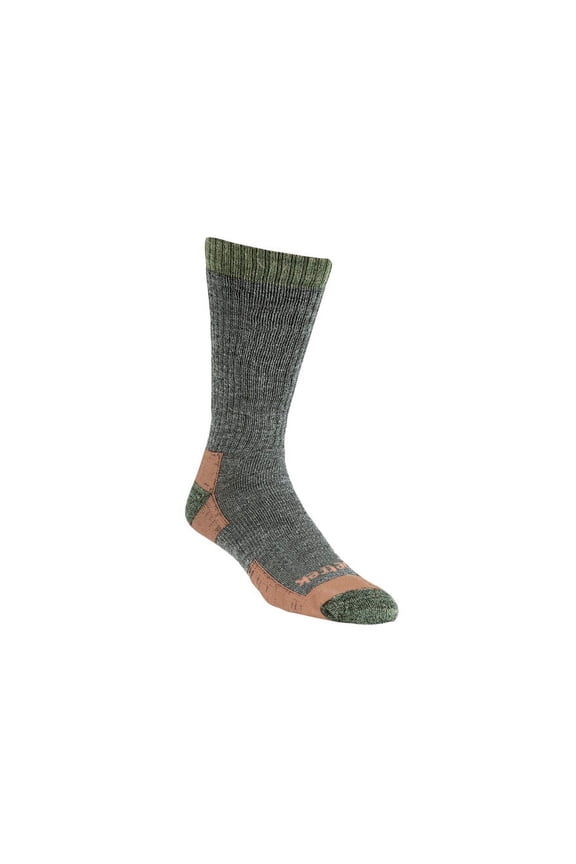 Men's Montana Midweight Crew Socks Merino Wool Gray Medium (5-8) 1 Pair