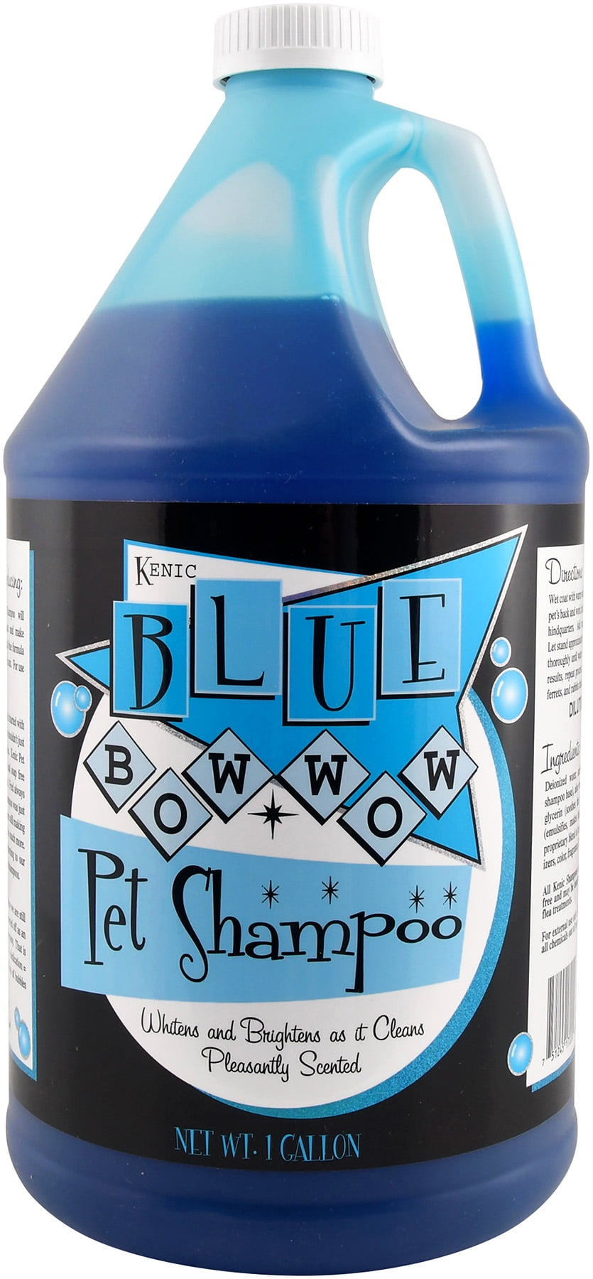Kenic Blue Bow Wow Shampoo 1 Gallon – Whitens & Brightens Dog Coats