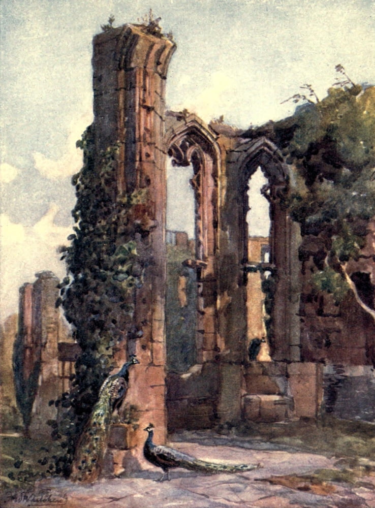 Kenilworth Castle Canvas Art - F Whitehead (18 x 24)