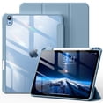 thumbnail image 1 of Kenke Case Compatible with iPad (A16) 11th Generation 11 inch 2025, iPad 10th Generation 10.9 Inch 2022 with Pencil Holder, Slim Protective Cover with Clear Back Shell, Auto Wake/Slee,Sky Blue, 1 of 9