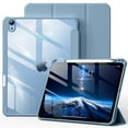 thumbnail image 1 of Kenke Case Compatible with iPad (A16) 11th Generation 11 inch 2025, iPad 10th Generation 10.9 Inch 2022 with Pencil Holder, Slim Protective Cover with Clear Back Shell, Auto Wake/Slee,Sky Blue, 1 of 9