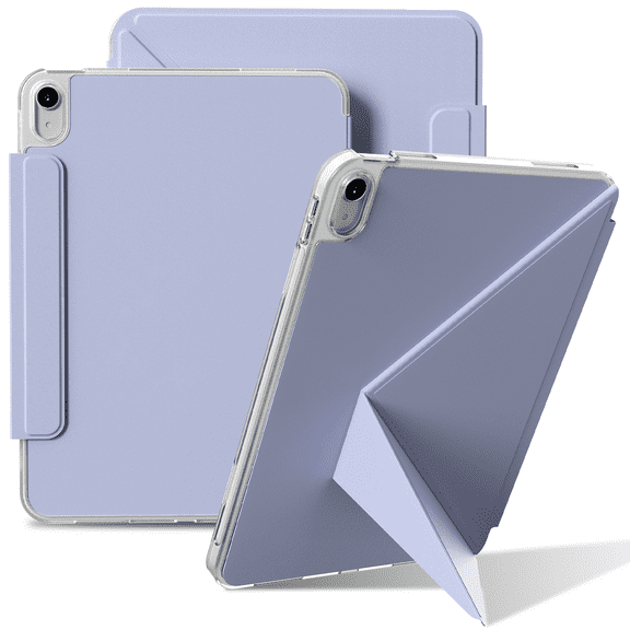 Kenke Magnetic Case for iPad (A16) 11th Gen 11 inch 2025/ iPad 10th Gen 10.9 inch 2022 with Detachable Pencil Holder, Auto Wake/Sleep, Foldable K Stand, Support Touch lD, Hard PC Back Cover, Purple