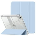 thumbnail image 1 of Kenke Case Compatible with iPad (A16) 11th Generation 11 inch 2025, iPad 10th Generation 10.9 Inch 2022 ,Transparent Back and TPU Shockproof Frame Cover with Pencil Holder,Auto Sleep/Wake,Light Blue, 1 of 9