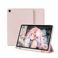 thumbnail image 1 of Kenke Case for Samsung Galaxy Tab A9+/A9 Plus 11 Inch 2023 (SM-X210/X216/X218), with Pencil Holder, Slim Lightweight Soft TPU Back Smart Cover, Auto Sleep/Wake, Pink, 1 of 7