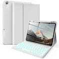 thumbnail image 1 of Kenke Case iPad (A16) 11th Generation 11 inch 2025,for iPad 10th Generation 10.9 Inch 2022 with Keyboard - 7 Colors Backlit Wireless Detachable, with Pencil Holder Keyboard Case, (Grey), 1 of 11