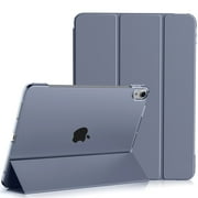 حافظة Kenke لجهاز iPad A16 الجيل الحادي عشر 11 بوصة 2025، iPad الجيل العاشر 10.9 بوصة 2022، حامل Smart Folio، غطاء خلفي شفاف نحيف للكمبيوتر الشخصي الصلب، يدعم معرف اللمس، الاستيقاظ/السكون التلقائي، أرجواني