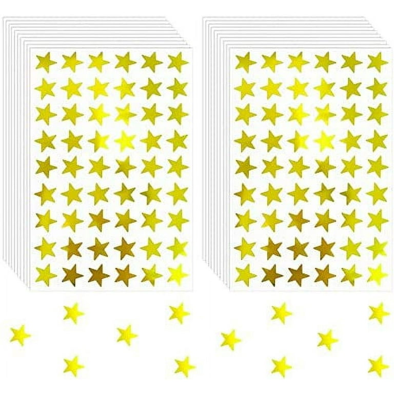 GOLD STARS STICKERS - The Toy Box