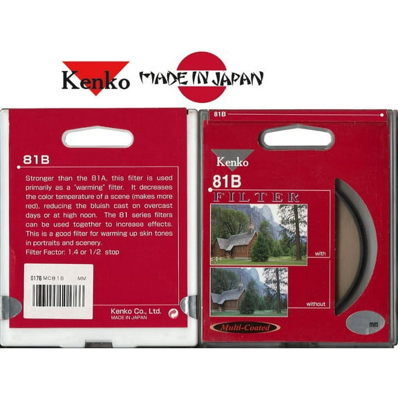 Kenko 49MM 81B Multi-Coated Warming Filter