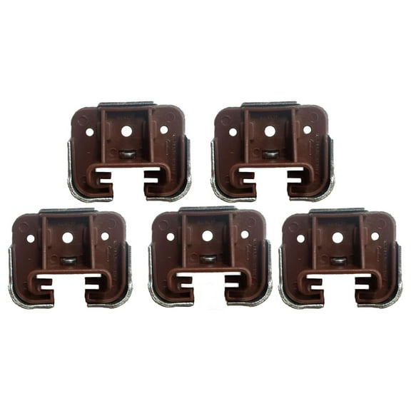 Kenlin Rite-Trak I Drawer Slides (5 Pack) - Metal Backing - Replacement for Vaughan Bassett, Legacy, Pulaski - Furniture Repair Parts