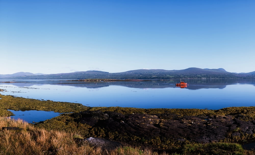 Kenmare Bay Dunkerron Islands Co Kerry Ireland Shoreline On A Bay Canvas Art - The Irish Image Collection Design Pics (27 x 16)