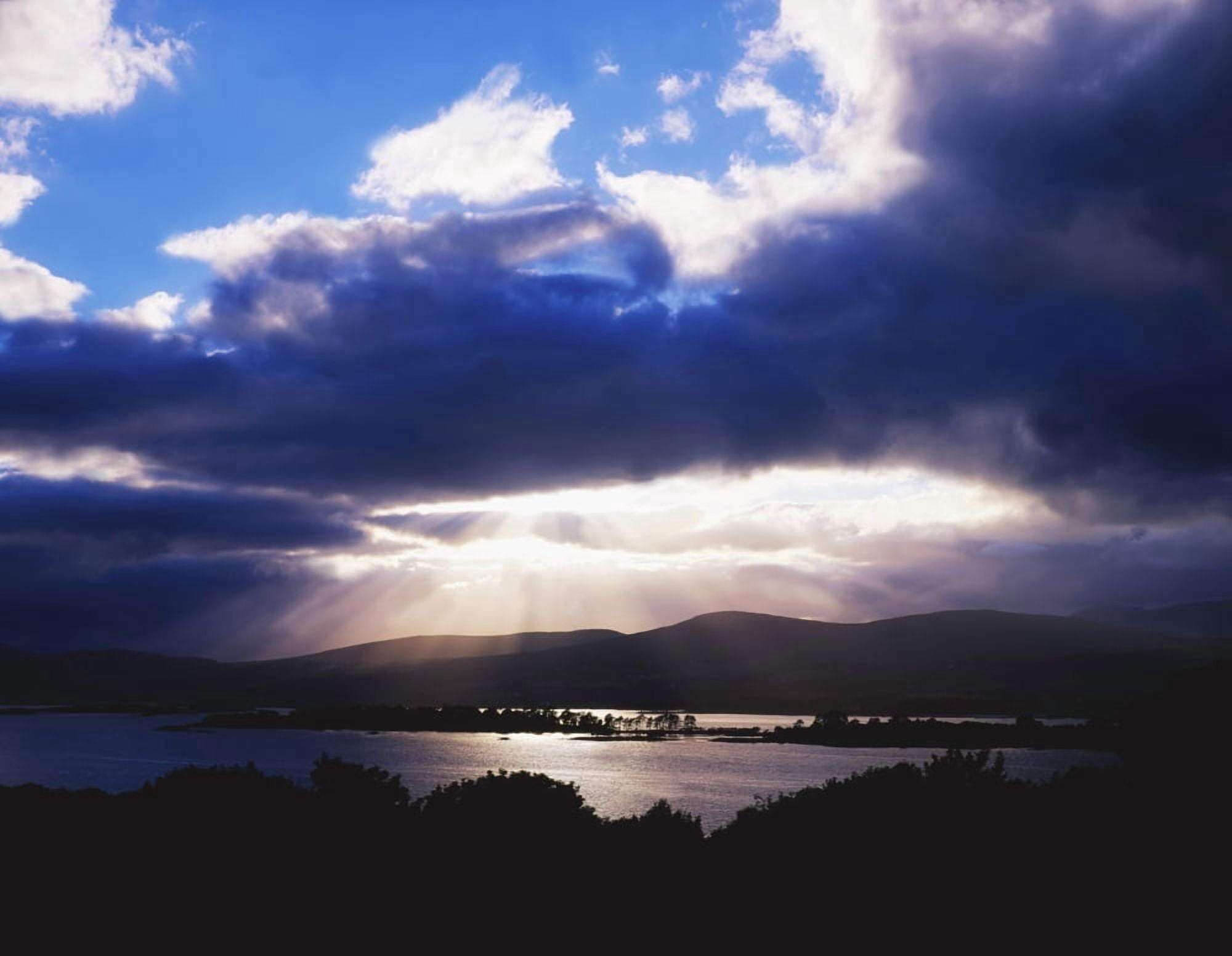 Kenmare Bay Dunkerron Islands Co Kerry Ireland Sunset Over A Bay Canvas Art - The Irish Image Collection Design Pics (17 x 13)