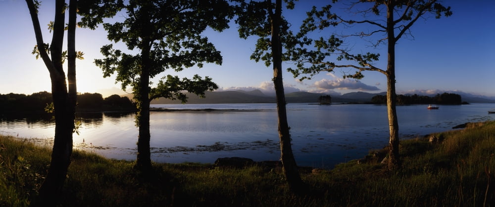 Kenmare Bay Ring Of Kerry In BG Co Kerry Ireland Canvas Art - The Irish Image Collection Design Pics (44 x 18)
