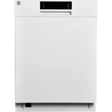 Kenmore 02214592 Built-in 24" Stainless Steel Tub Dishwasher, SmartWash, White, 34"H x 24"W x 25"D