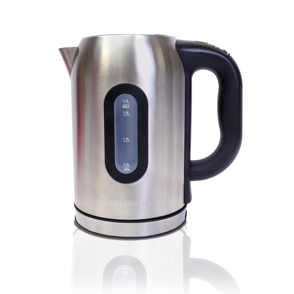 Kenmore 1.7L Digital Cordless Kettle, Fast Boil & Auto Shut-Off- Stainless Steel