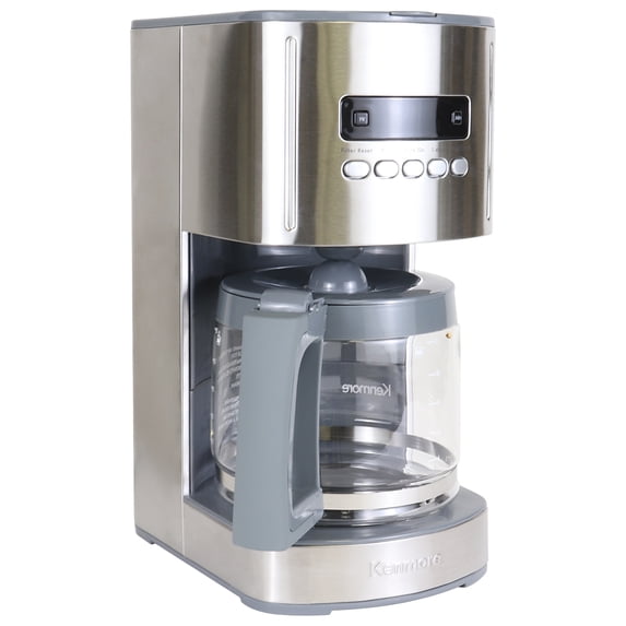 Kenmore Aroma Control Programmable 12-cup Coffee Maker, Gray/Stainless