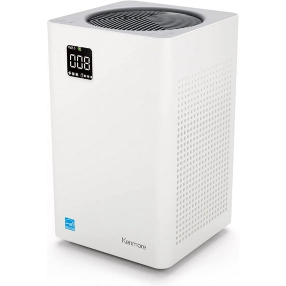 Kenmore 1200 sq ft HEPA Air Purifier, White
