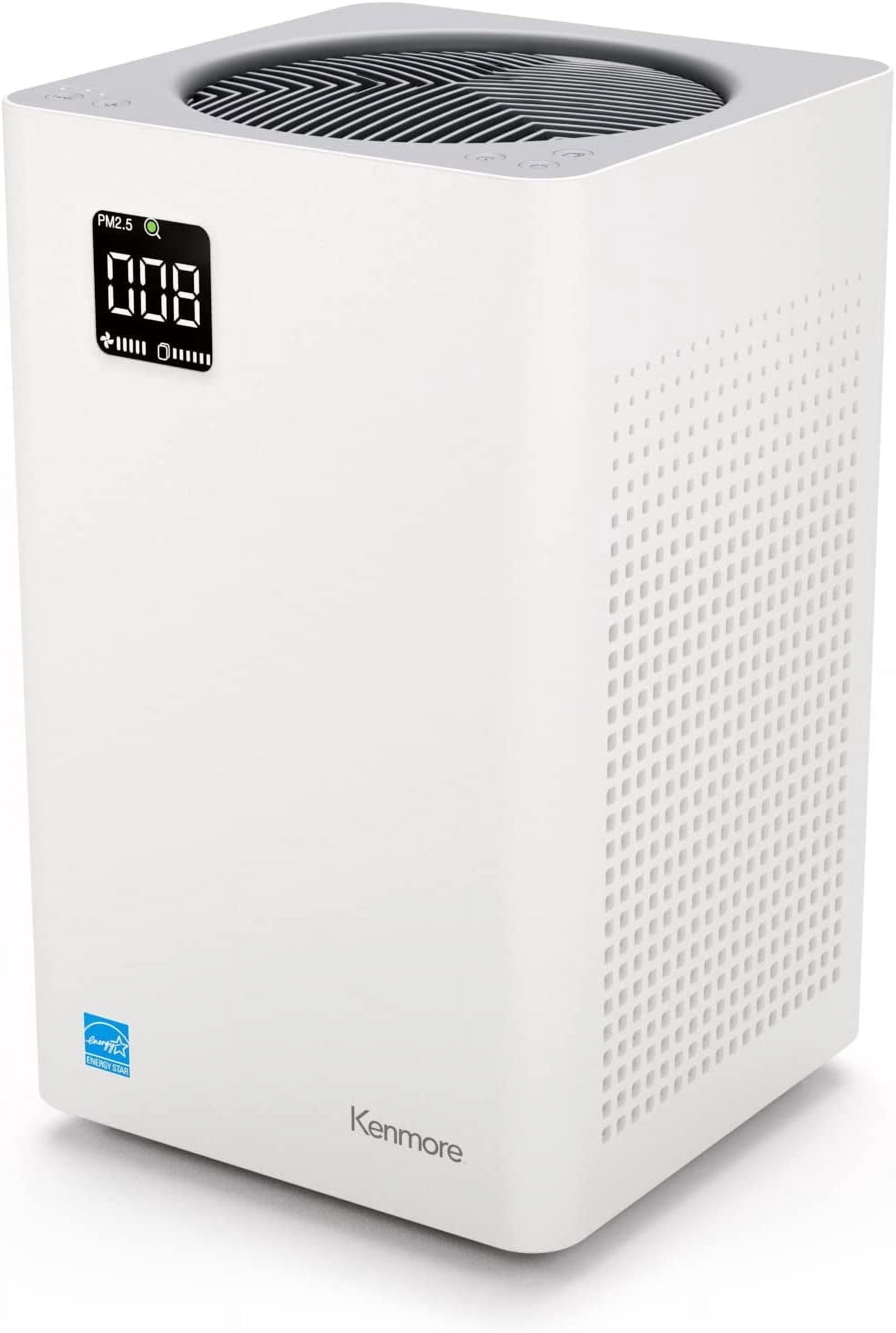 Kenmore 1200 sq ft HEPA Air Purifier, White