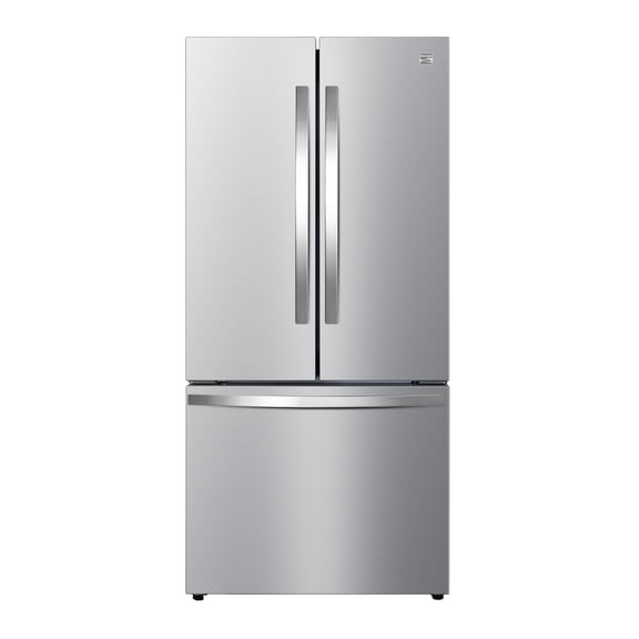 Kenmore 17.5 Cu. ft. Capacity Counter-Depth French Door Refrigerator and Freezer with Ice Maker, Stainless Steel