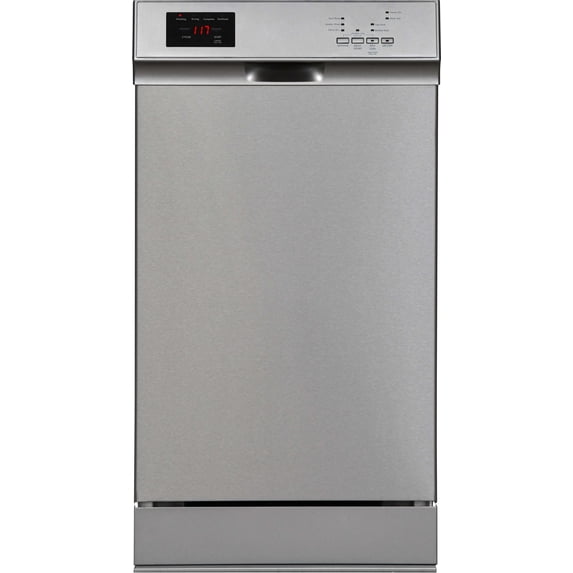 Kenmore 18" Built-in Stainless Steel Tub Dishwasher, SmartWash, Energy Star Certified, Stainless Steel