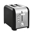 thumbnail image 1 of Kenmore 2 Slice 1400W Toaster with Dual Controls, 1.5in wide Slots, Silver and Black, 1 of 9