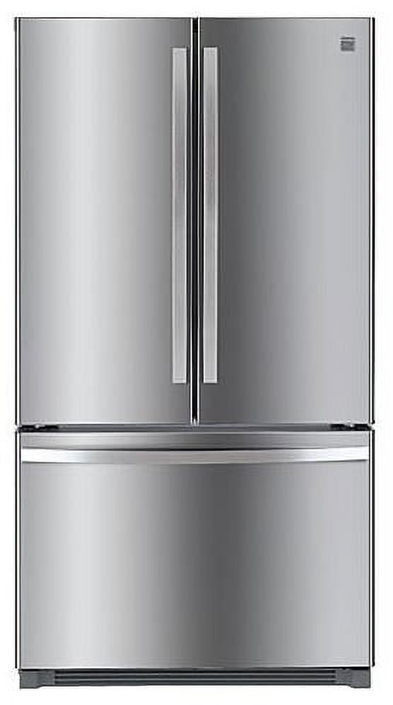 Kenmore 20.3 Cu. ft. Counter-Depth ENERGY STAR Stainless Steel Refrigerator/Freezer w/French Doors