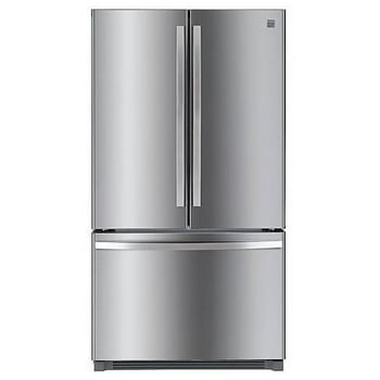Kenmore 20.3 Cu. ft. Capacity Counter-Depth French Door Refrigerator and Freezer with Ice Maker, Stainless Steel