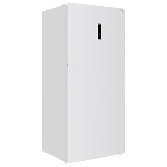 Kenmore 21 Cu. Ft. (600L) Convertible Upright Freezer/Refrigerator | Garage-Ready Digital Touch Controls | LED Interior Light | White | For Basement Garage Shed Cottage