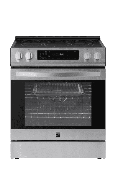 Kenmore 22-96843 5.6 cu. ft. Front-Control 5 Element Electric Range Stove with and Dual Ring Elements, Self-Clean Oven, Precision Set Controls