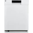 thumbnail image 1 of Kenmore 24” Built-In-Dishwasher w/ 3rd Rack & Turbo Dry-White Pocket handle, 1 of 15