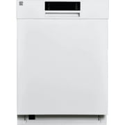 Kenmore 24” Built-In-Dishwasher w/ 3rd Rack & Turbo Dry-SS Pocket handle