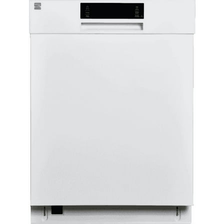 Kenmore 24” Built-In-Dishwasher w/ 3rd Rack & Turbo Dry-White Pocket handle