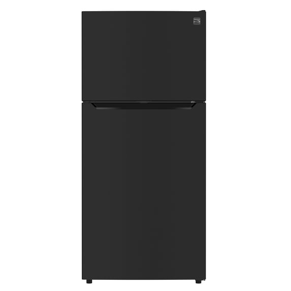 Kenmore 18.1 cu. ft. Top Freezer Refrigerator, Adjustable Glass Shelves, Black