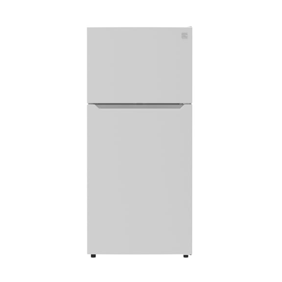 Kenmore 30" 18.1 Cu. ft. Capacity Standard Refrigerator with Top Freezer, Adjustable Shelves, White