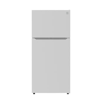 Kenmore 30" 18.1 Cu. ft. Capacity Standard Refrigerator with Top Freezer, Adjustable Shelves, White
