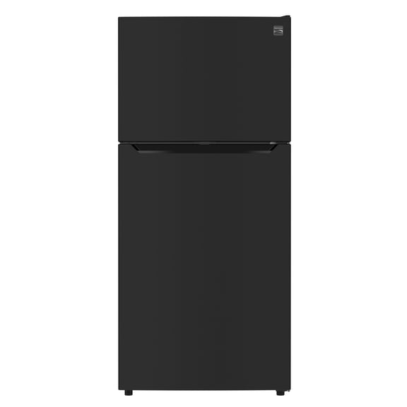 Kenmore 20.2 cu. ft. Top Freezer Refrigerator, Adjustable Glass Shelves, Black