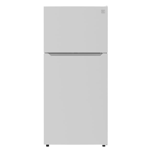 Kenmore 20.2 cu. ft. Top Freezer Refrigerator, Adjustable Glass Shelves, White
