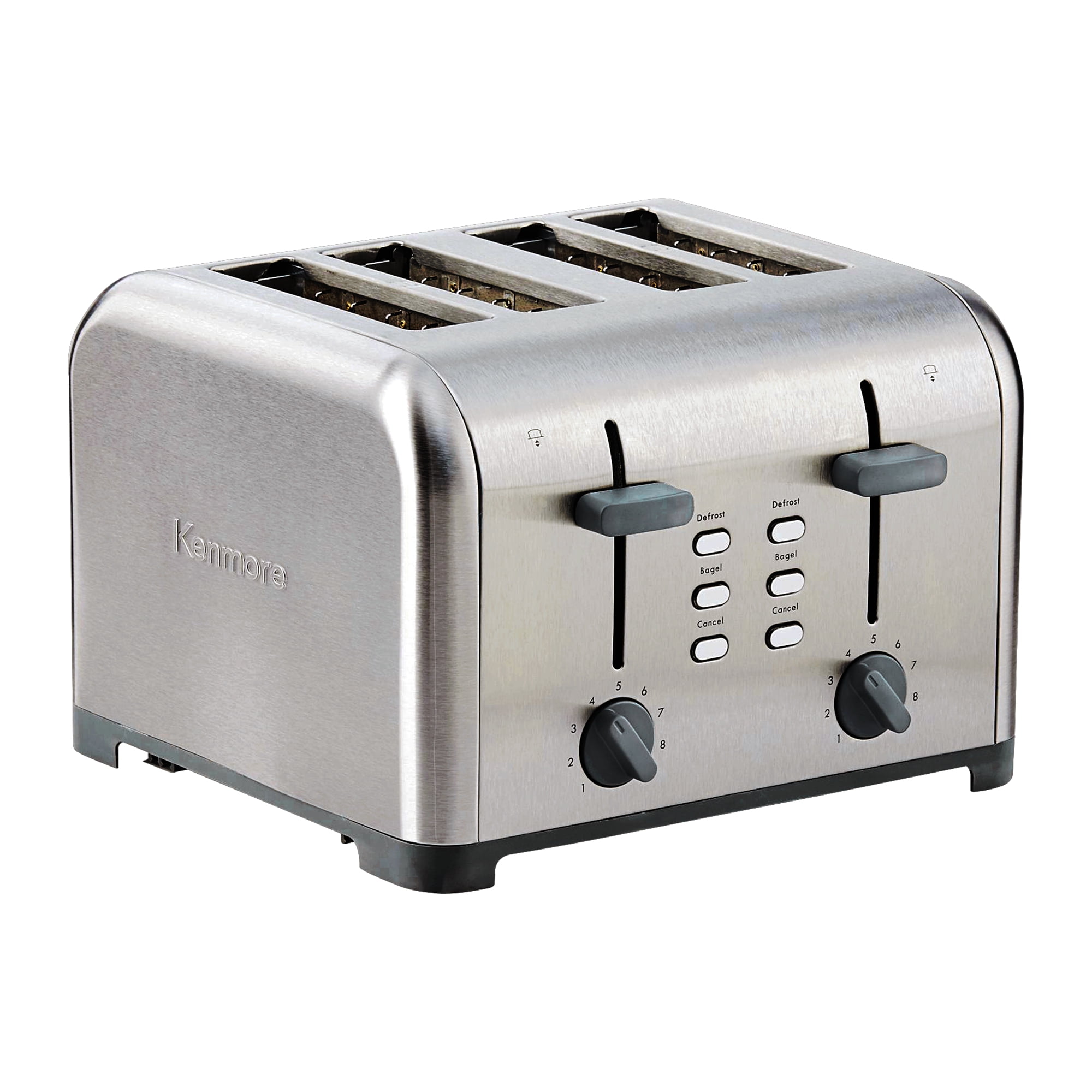 Long Slot Toaster, with Warming Rack, 1.7'' Extra Wide Slots Stainless  Steel Toasters, 6 Bread Shade Settings