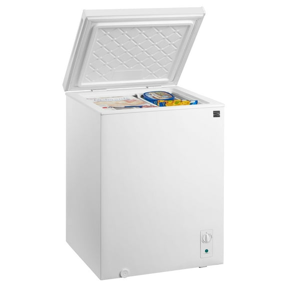 Kenmore 5 Cu. Ft. (143L) Convertible Chest Freezer/Refrigerator, Garage-Ready, Manual Defrost, White