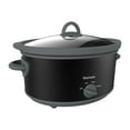 thumbnail image 1 of Kenmore 5 qt (4.7L) Slow Cooker, Black and Gray, Compact Countertop Cooking, Simple Dial Control, 1 of 12