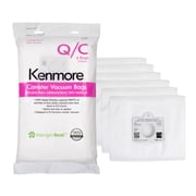 Kenmore 53292 Type Q Replacement Dust Bags for Canister Vacuums, 2.8L XL Capacity, 6-Pack, White