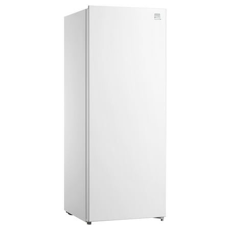 Kenmore Upright freezer - Convertible Refrigerator/Freezer, 5 Shelves, Garage Ready, Meat Storage, Auto Defrost, Congelador For Home, Apartment, Basement, Dorm, 7.0 Cubic Feet Capacity, White