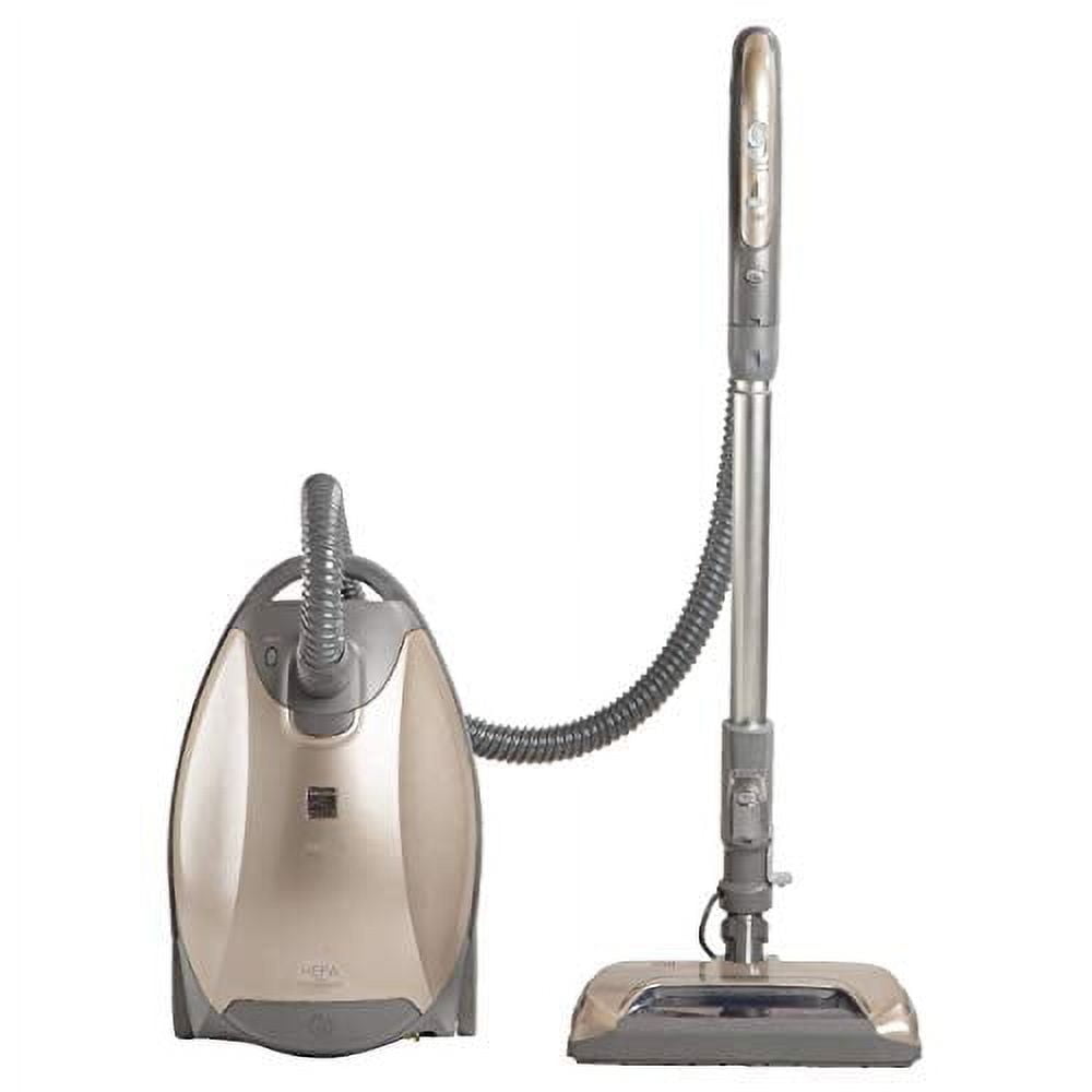 Champagne HEPA Filter Canister Vacuum Cleaner for Pets