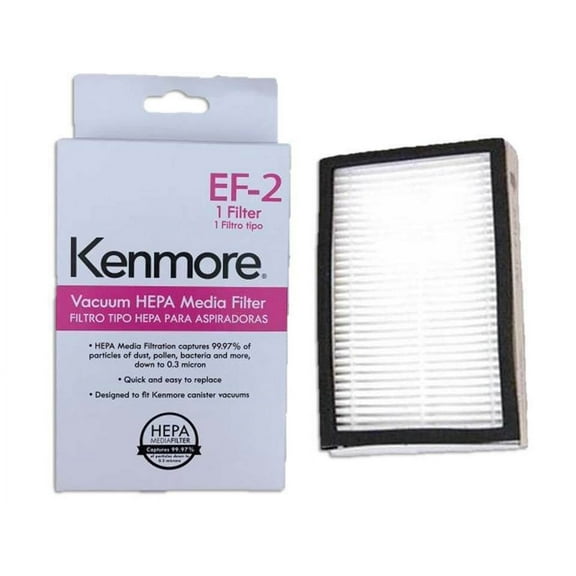 Kenmore 86880 EF-2 EF2 86880 20-86880 HEPA Media Vacuum Cleaner Exhaust Air Filter for Upright and Canister Vacuums
