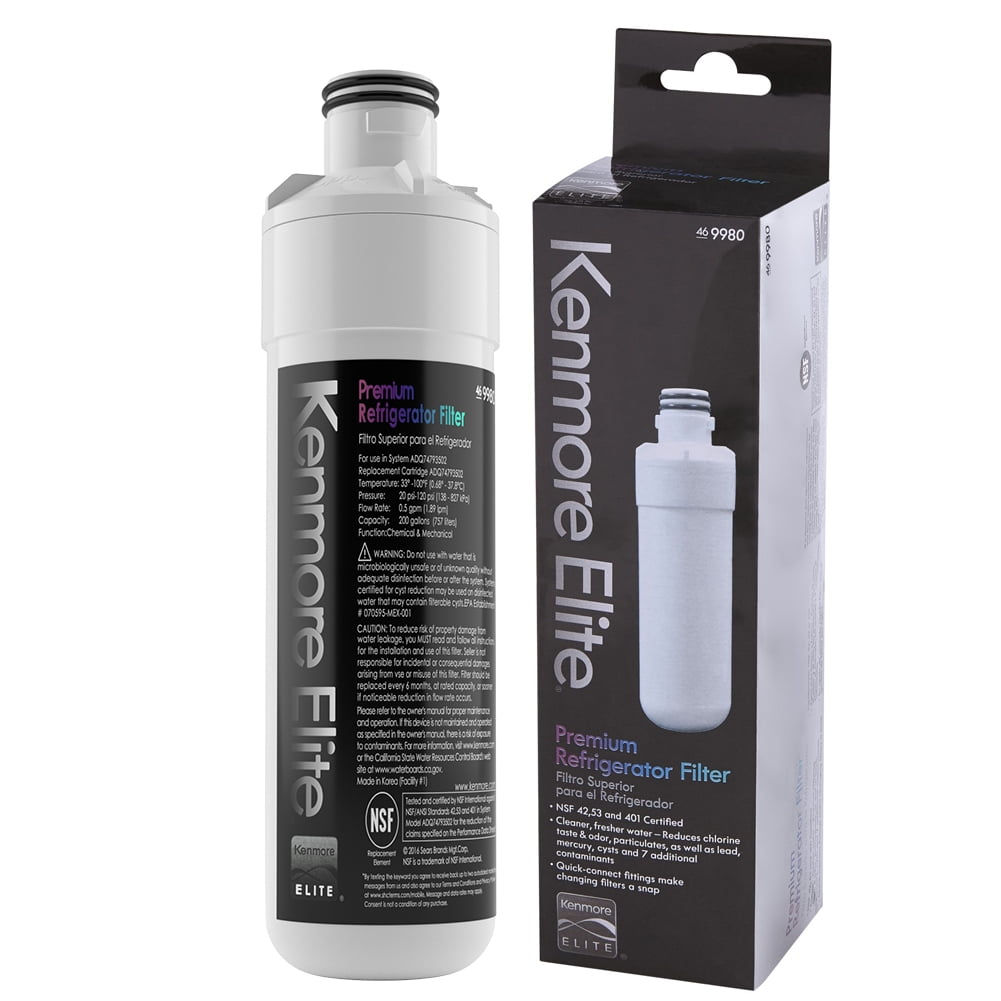 Kenmore 9980 Refrigerator Water Filter, Compatible Replacement for