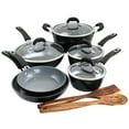 thumbnail image 1 of Kenmore Arlington 12-Piece Ceramic Cookware Set - Black Diamond, 1 of 10