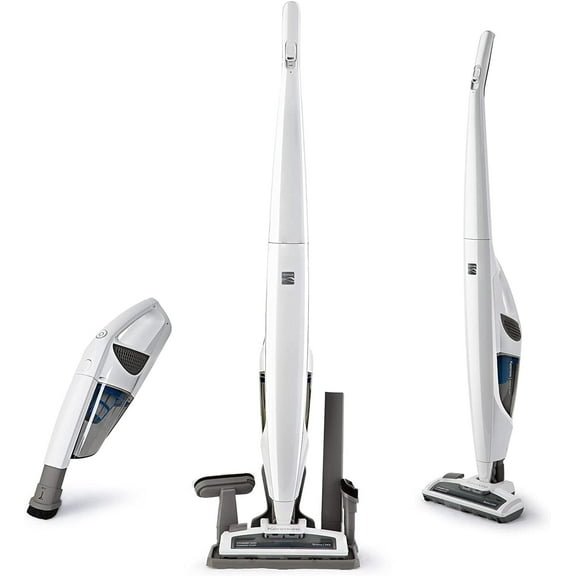 Kenmore DS1030 Lightweight Cordless Stick Vacuum Cleaner, 24V, White, Handvac under 3lbs