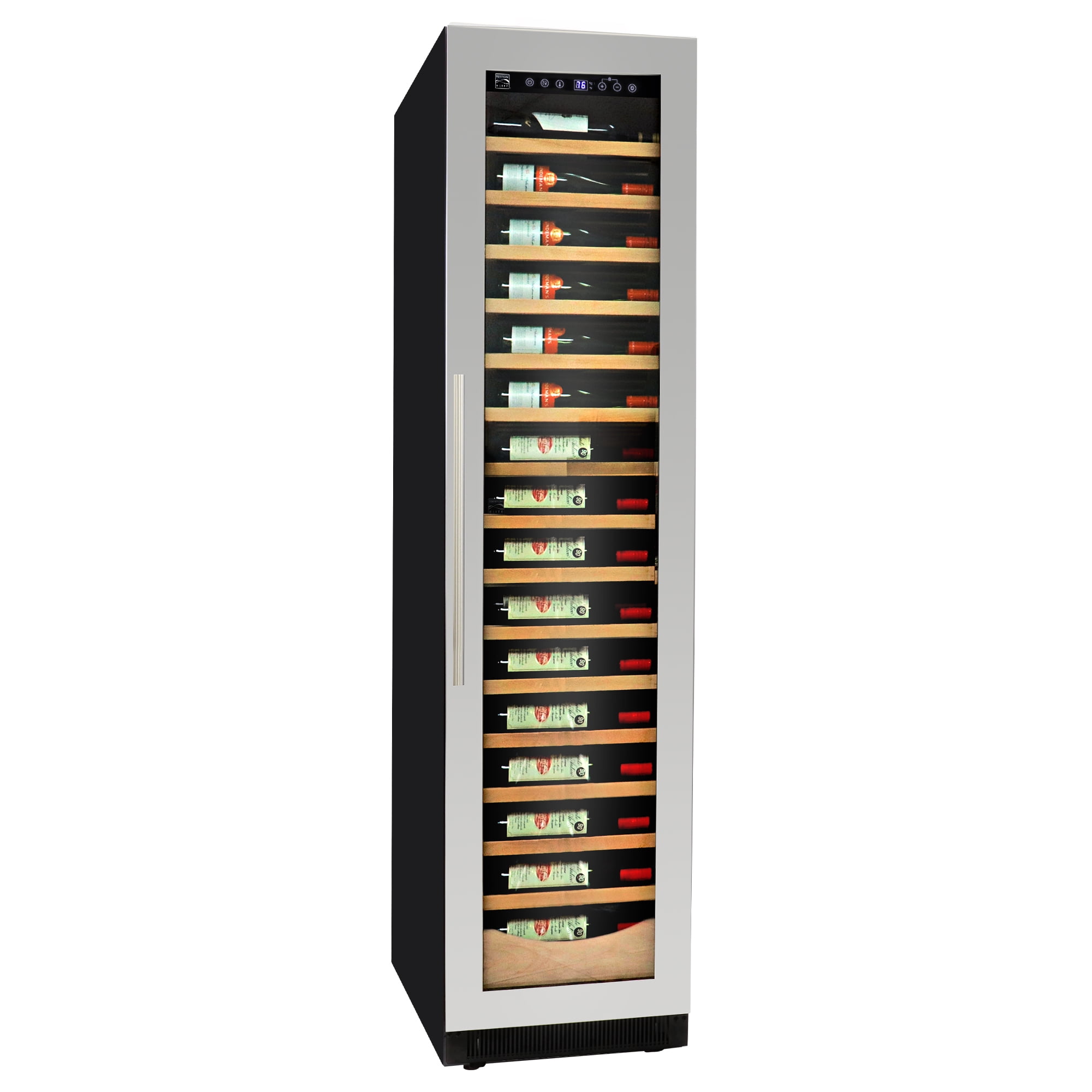 Kenmore Elite 18-Inch 112 Bottle Wine Fridge, Built-In Or Freestanding