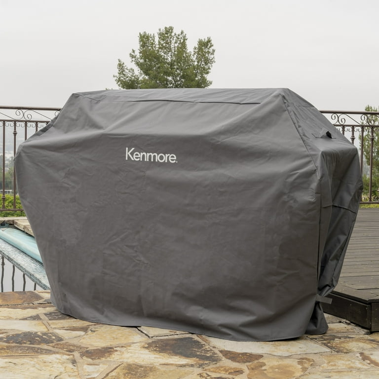 Kenmore Grill Cover 66 Inch for 6 Burner Gas Grill Gray Walmart